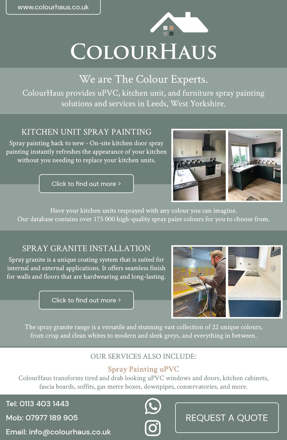 Landing Page - Colourhaus