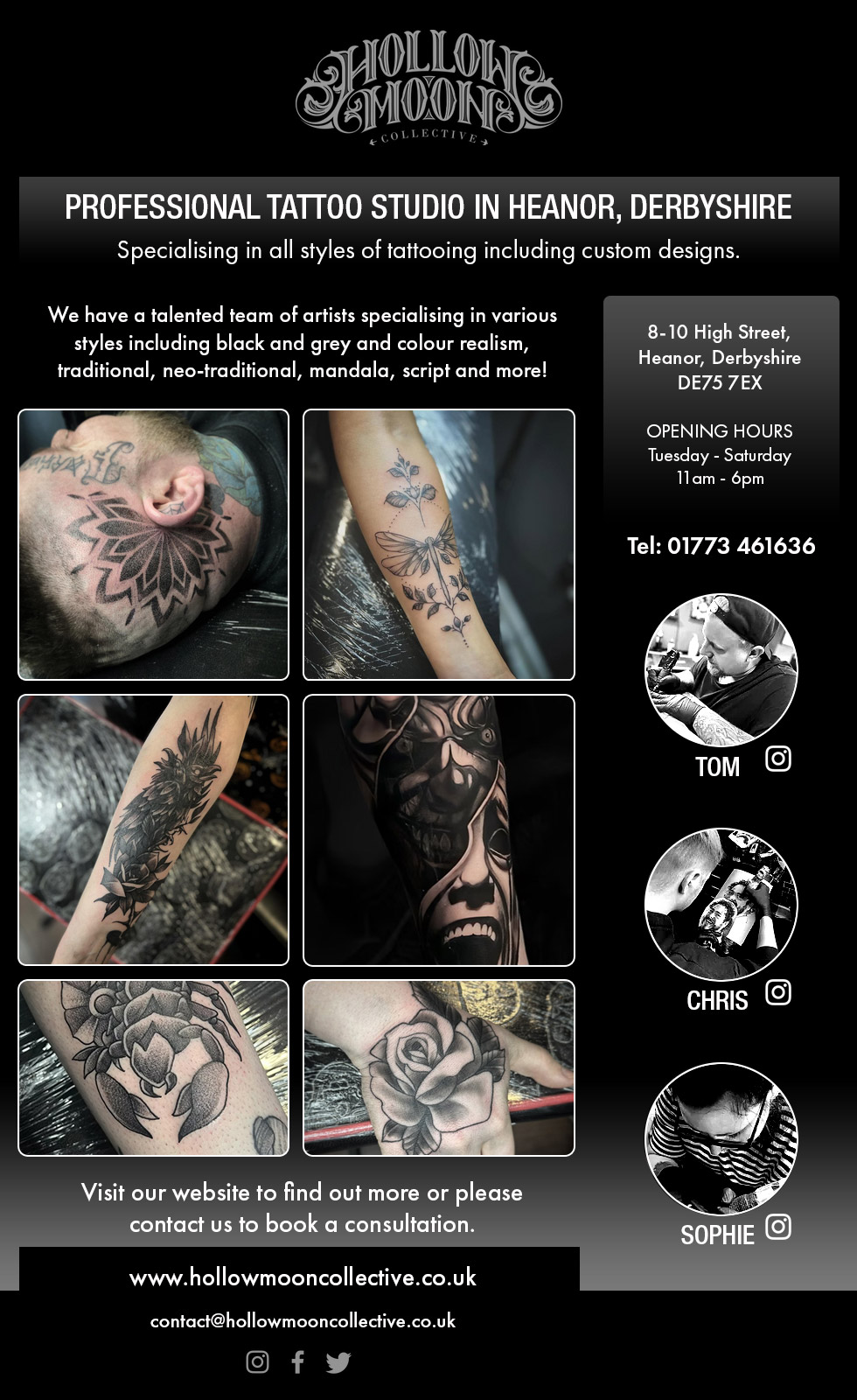 Landing Page - Hollow Moon